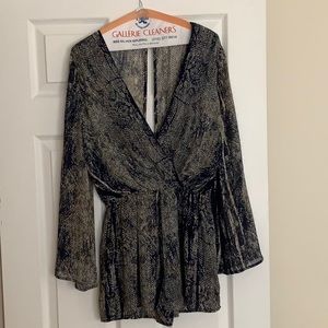 Navy romper! Never worn